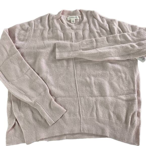 Treasure & Bond Sweater Womens Small Pink Crew Neck Soft Knit Cotton - Picture 1 of 7
